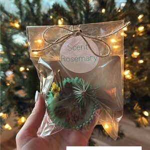 Fire starters made from 100% beeswax with custom essential oil scents